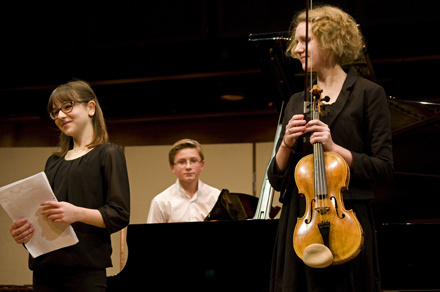 Marie Jäschke - Klavier, Lina-Marie Däunert - Bratsche