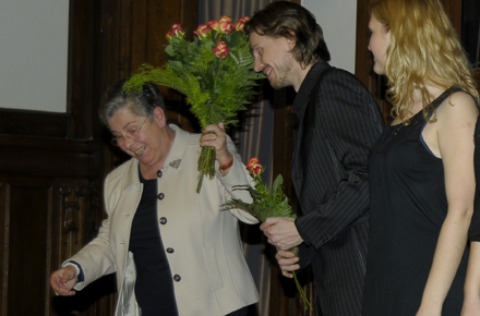 Vorstandsvorsitzende Claudia Reuter und Markus Zugehör
