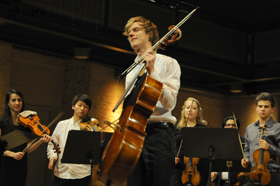 Johannes Przygodda und Streichorchetser 