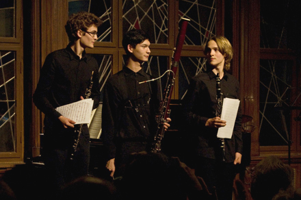 Max Vogler - Oboe, Antonio Azzolini - Fagott, Lewin Kneisel - Klarinette