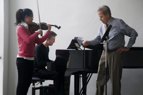 Miha Zhu, Ron Lepinat, Prof. Klaus Hertel