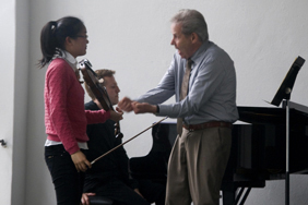 Miha Zhu, Ron Lepinat, Prof. Klaus Hertel